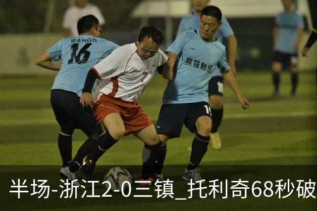 半场-浙江2-0三镇 托利奇68秒破门米特里策无解一条龙